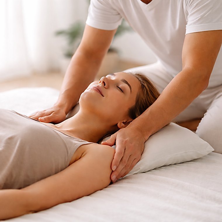 Shiatsu-Behandlung in der CB-Praxis